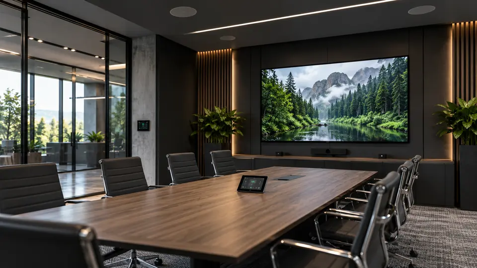 Audio Visual equipment and setting