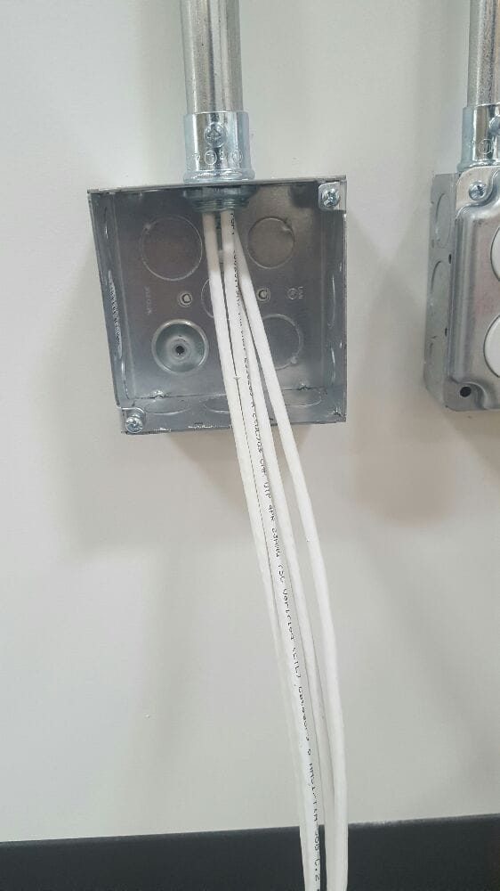 Low voltage conduit and junction box